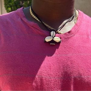 NW 💯 handmade adjustable 💯 seashells Necklace, Benin